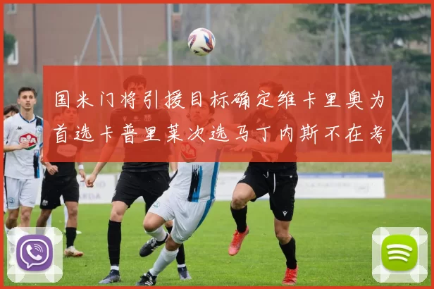 国米门将引援目标确定维卡里奥为首选卡普里莱次选马丁内斯不在考虑之中